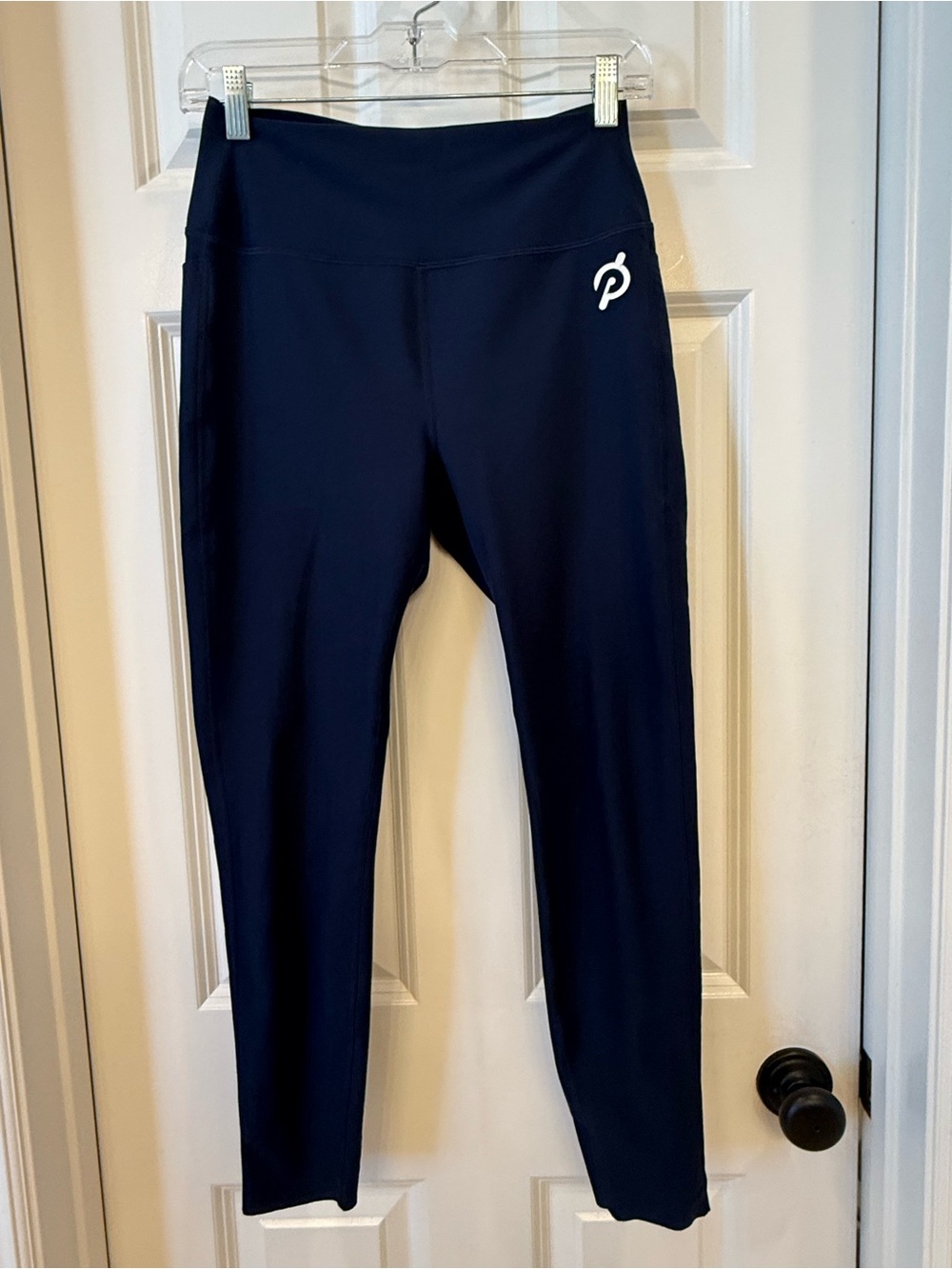 Peloton Cadent Navy High-Rise Performance Leggings with pockets